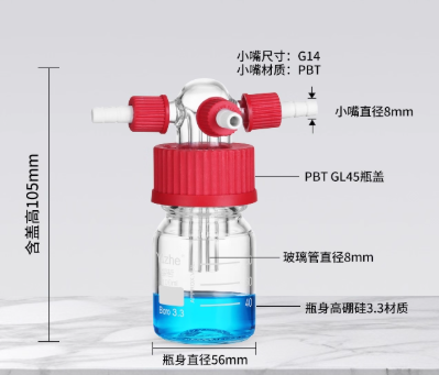 PBT��100ml˫�����ݿ�ϴ��ƿ