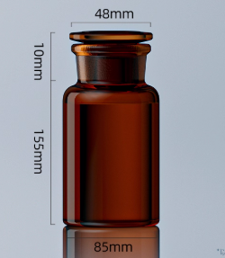 500ml����ĥ�ڴ����ɫ�Լ�ƿ