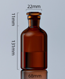 250ml����ĥ��С����ɫ�Լ�ƿ